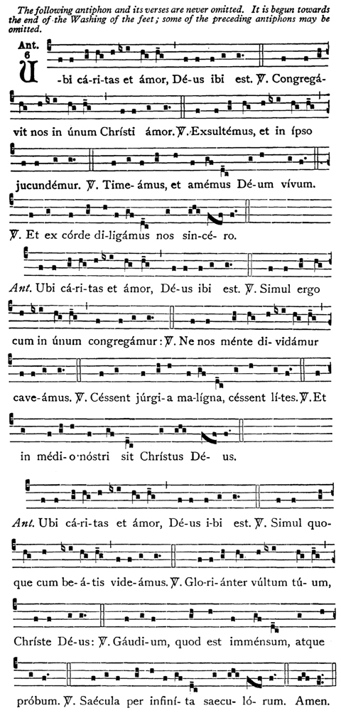 Ubi caritas chant